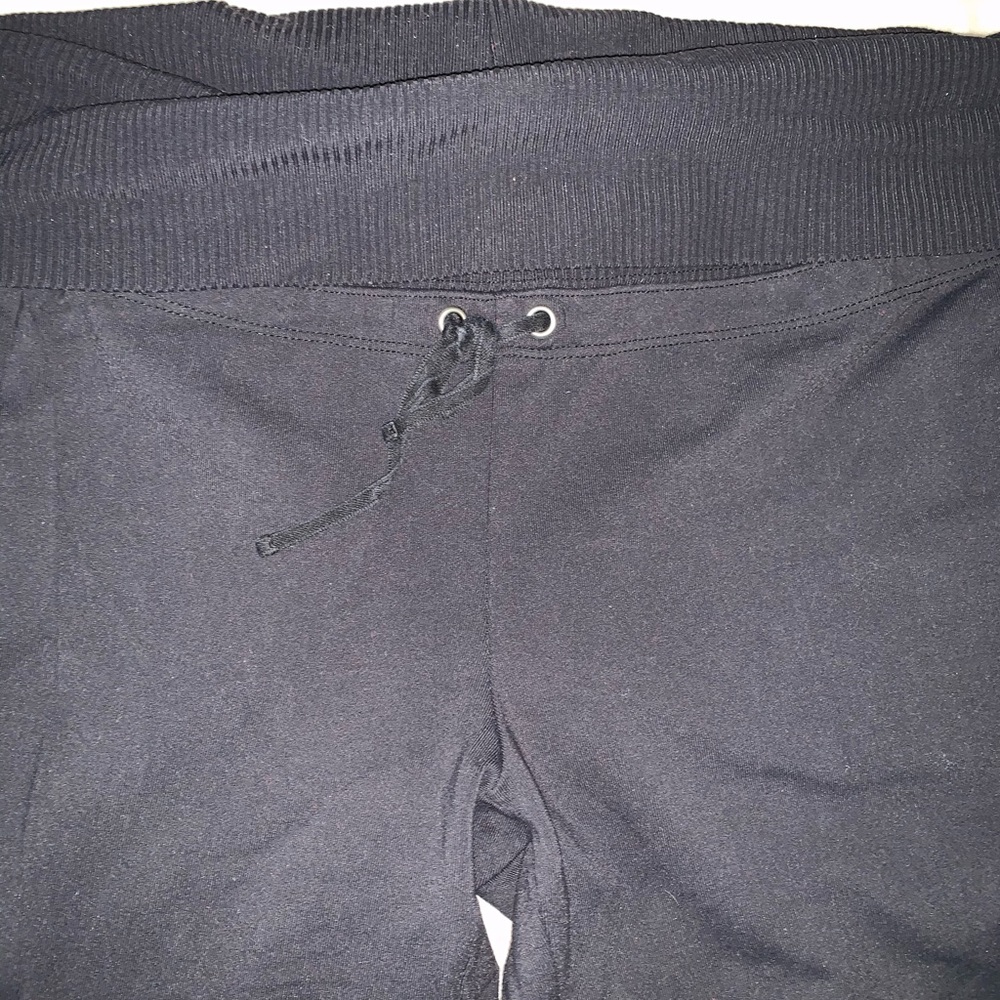 Athleta Black Pants with Drawstring Leg - Picture 2 of 7